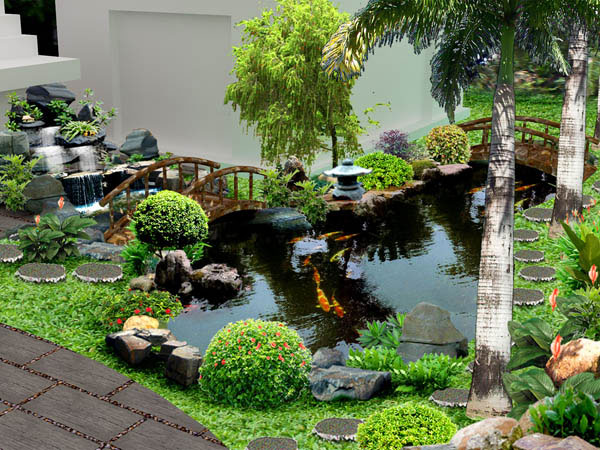 Thi Công Hồ Cá Koi đẹp tại Thanh Hóa